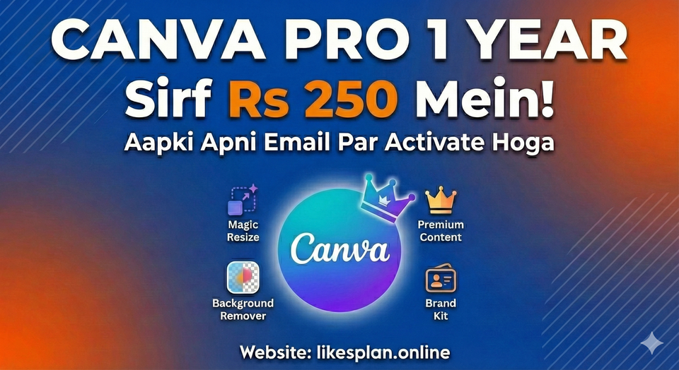 Canva Pro - 1 Year Subscription (On Your Personal Email)