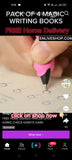 Magic Practice Copybook 4Books+Magic Pen &10 INK Refill Book for Montessori Children