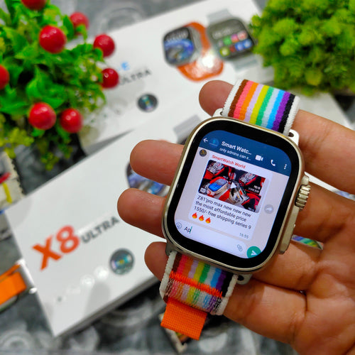 X8 Ultra 4G Smartwatch: Make Calls, Capture Photos & Track Fitness with 2GB/16GB