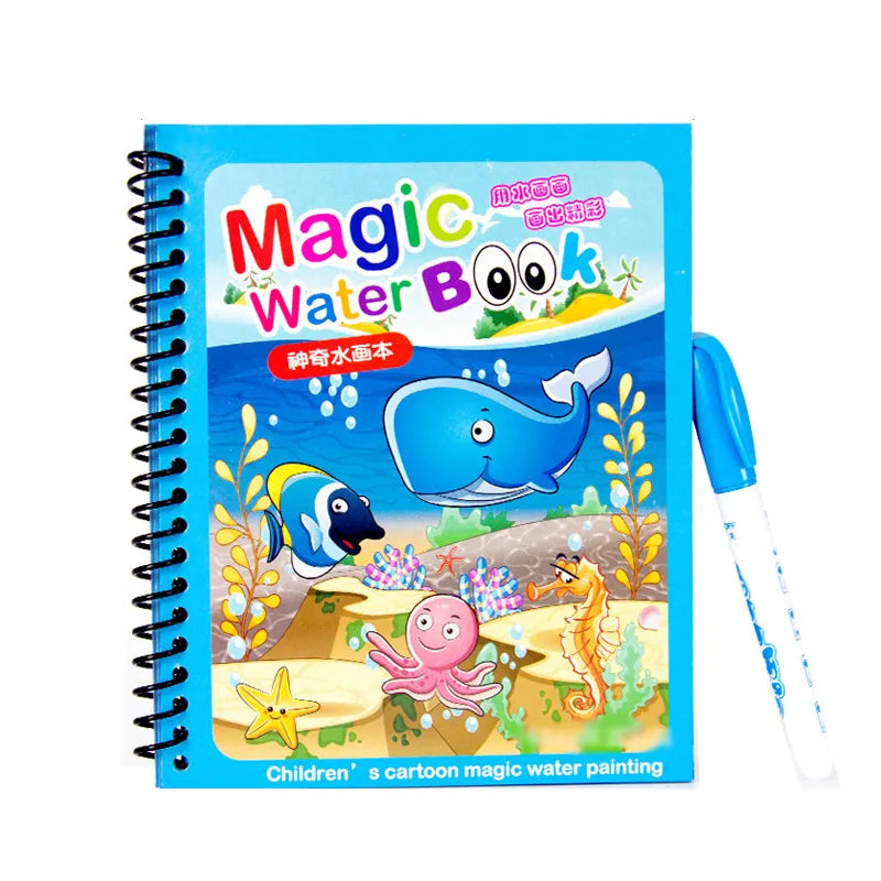 Magic Water Painting Book For Kids (Reuseable) Book Limited Stock Available (Copy)