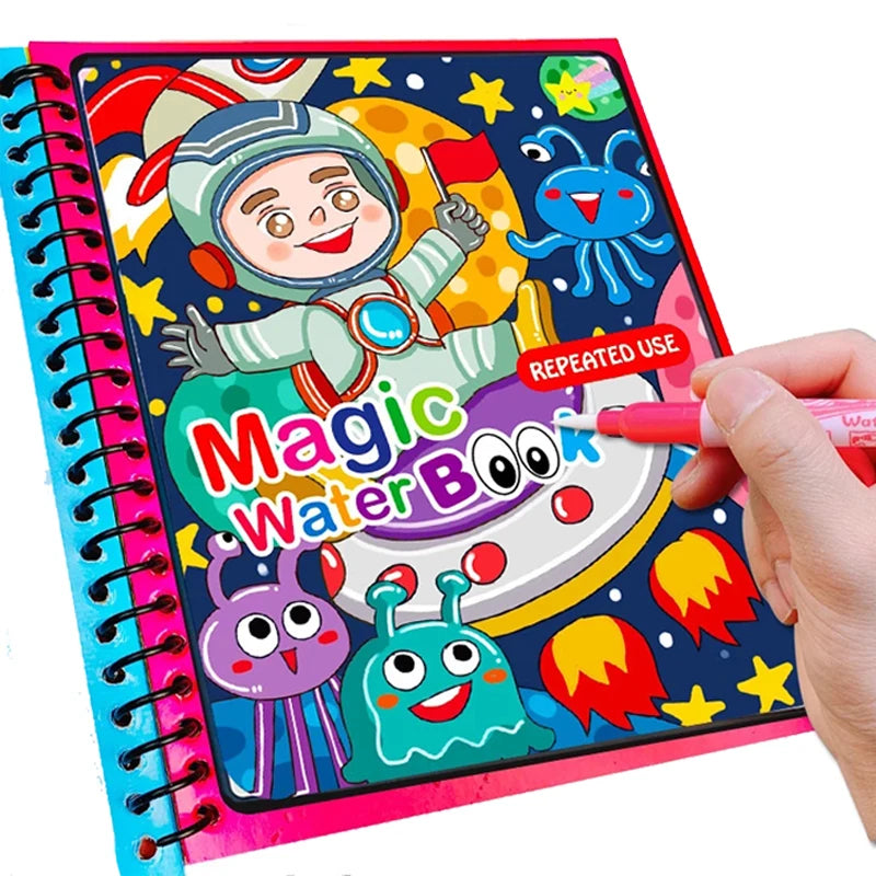 Magic Water Painting Book For Kids (Reuseable) Book Limited Stock Available (Copy)
