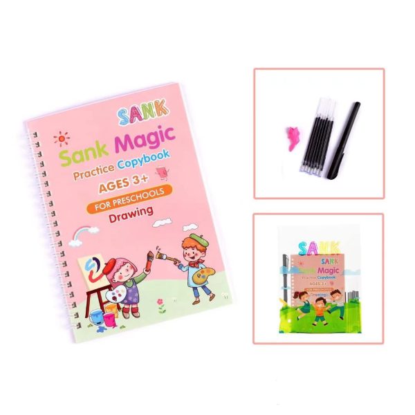 New Magic Practice Copybook 4Books+Magic Pen &10 INK Refill Book for Montessori Children - Image 5